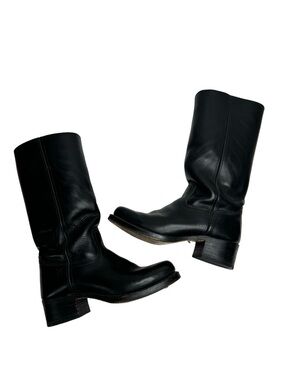 Frye | Vintage 1990’s Campus 14L Boot in Black Leather 9